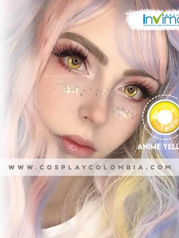 Anime yellow lentes de contacto invima colombia cosplay colombia tienda kpop cotton galaxy 01