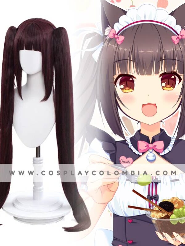 Peluca chocola nekopara cosplay colombia tienda cotton galaxy bogota medellin baratas 01