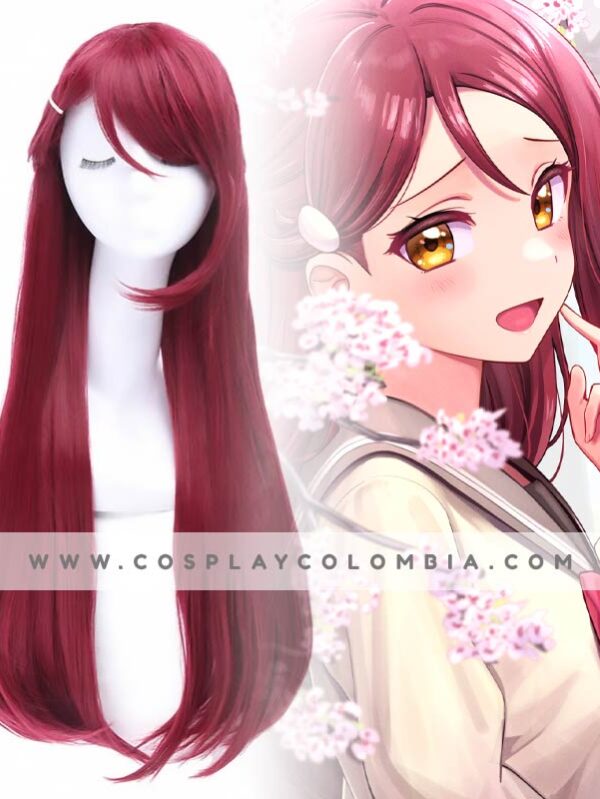 love live riko cosplay peluca rosa cotton galay tienda colombia 01