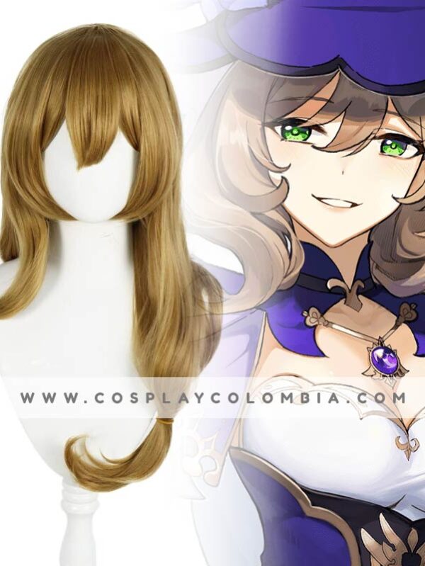 Peluca Lisa cosplay genshin impact colombia bogota tienda cotton galaxy 001