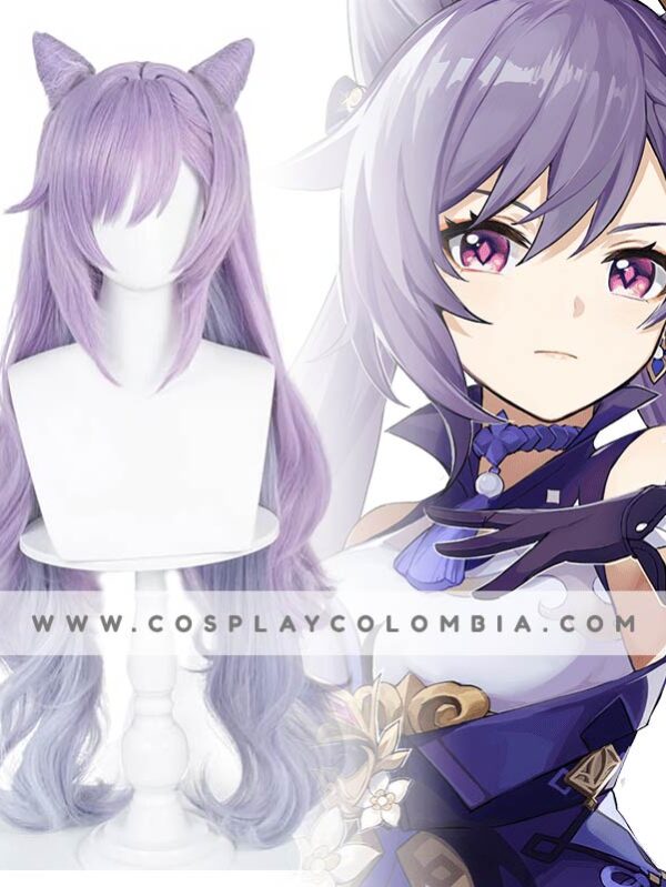 Peluca keqing cosplay genshin impact colombia bogota tienda cotton galaxy 001