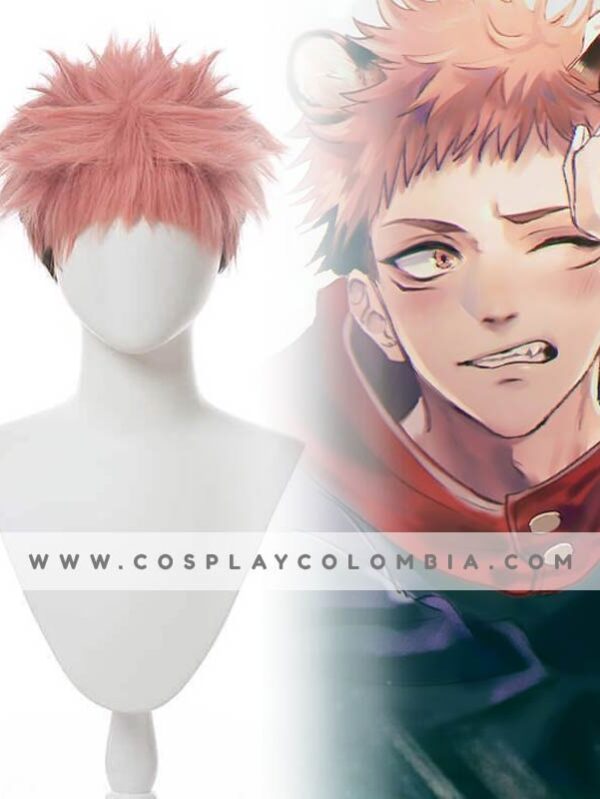 Jujutsu Kaisen itadori Peluca Cosplay tienda cotton galaxy colombia 01