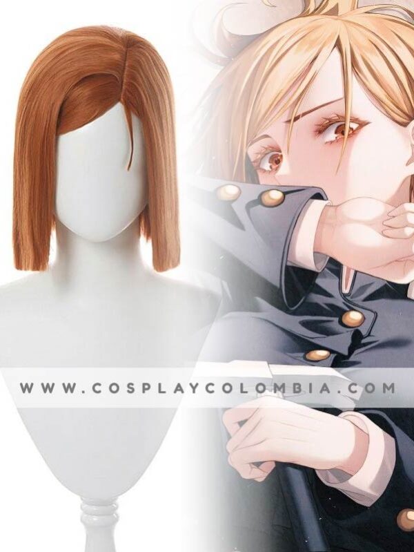 Jujutsu Kaisen nobara Peluca Cosplay tienda cotton galaxy colombia 01