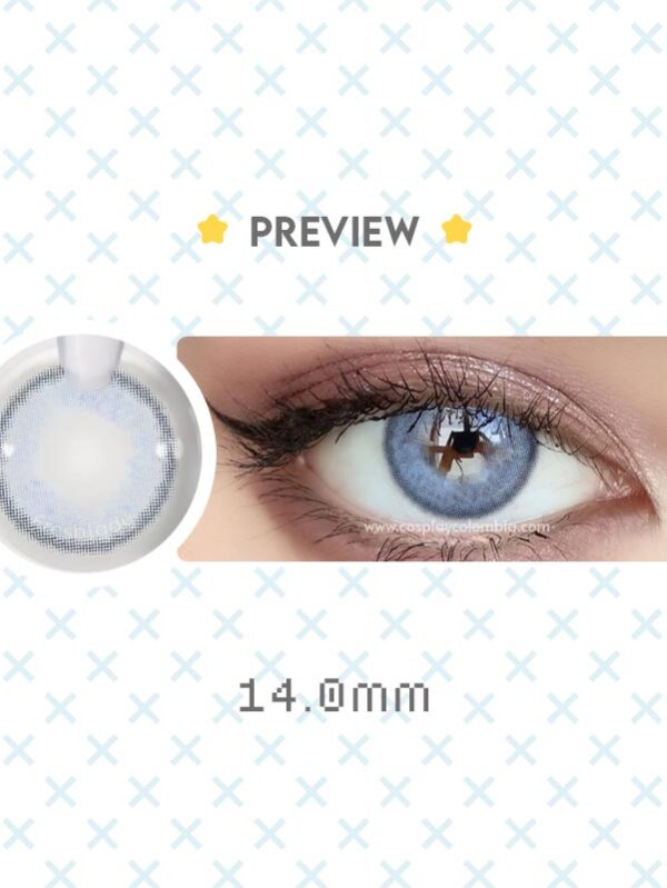 Lentes de contacto Cosplay Hypernatural Sorayama Blue - Imagen 2