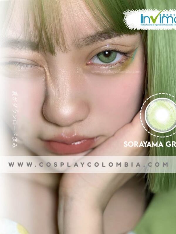 sorayama green lentes de contacto invima colombia cosplay colombia tienda kpop 01