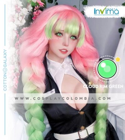 Cloud Rim Green lentes de contacto invima colombia cosplay colombia tienda cotton galaxy 01