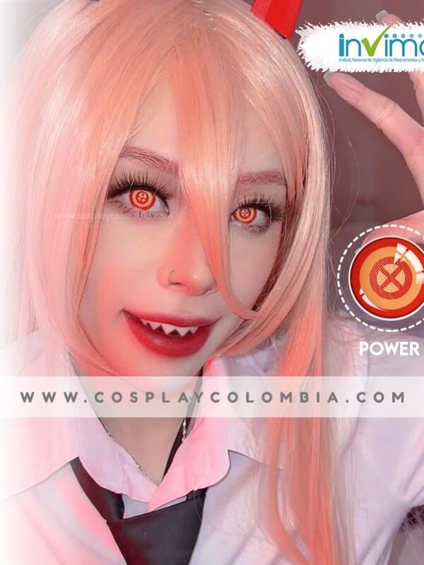 Power chainsaw man lentes de contacto invima colombia cosplay colombia tienda cotton galaxy 01