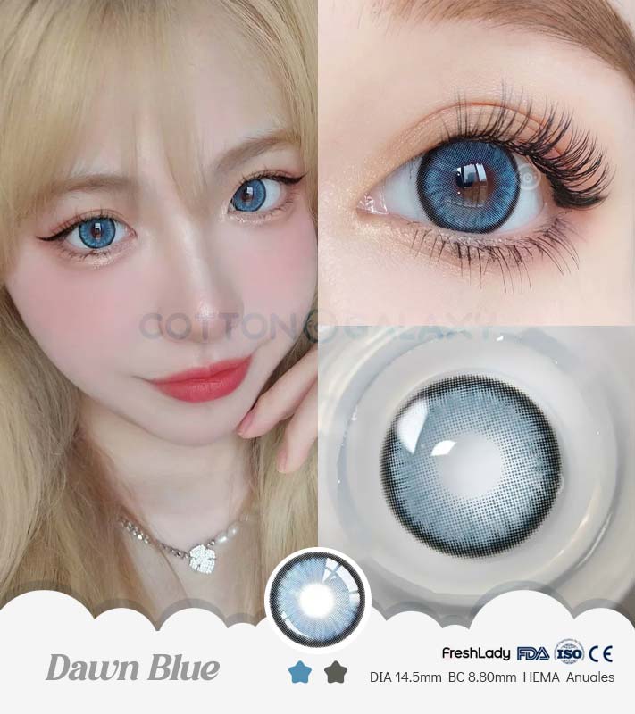 Lentes de contacto Cosplay Dawn Blue