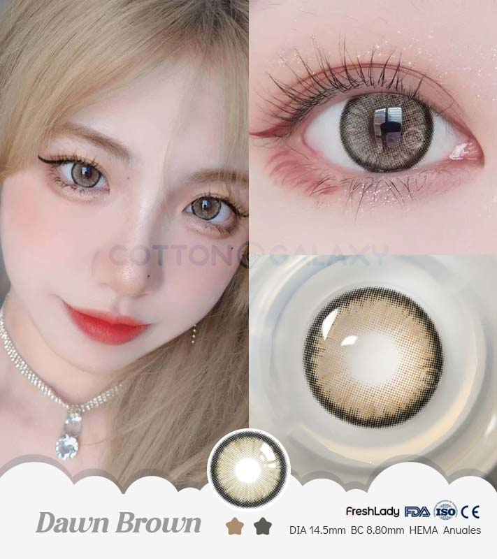 Lentes de contacto Cosplay Dawn Brown