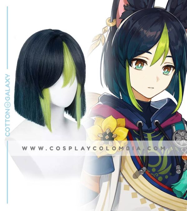 peluca Tighnari genshin impact colombia tienda cosplay colombiacosplay 01
