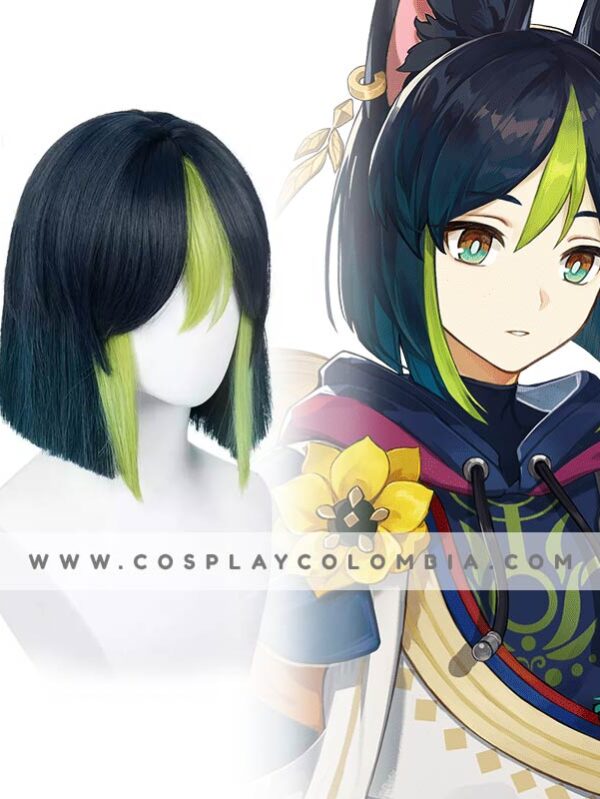 peluca Tighnari genshin impact colombia tienda cosplay colombiacosplay 01