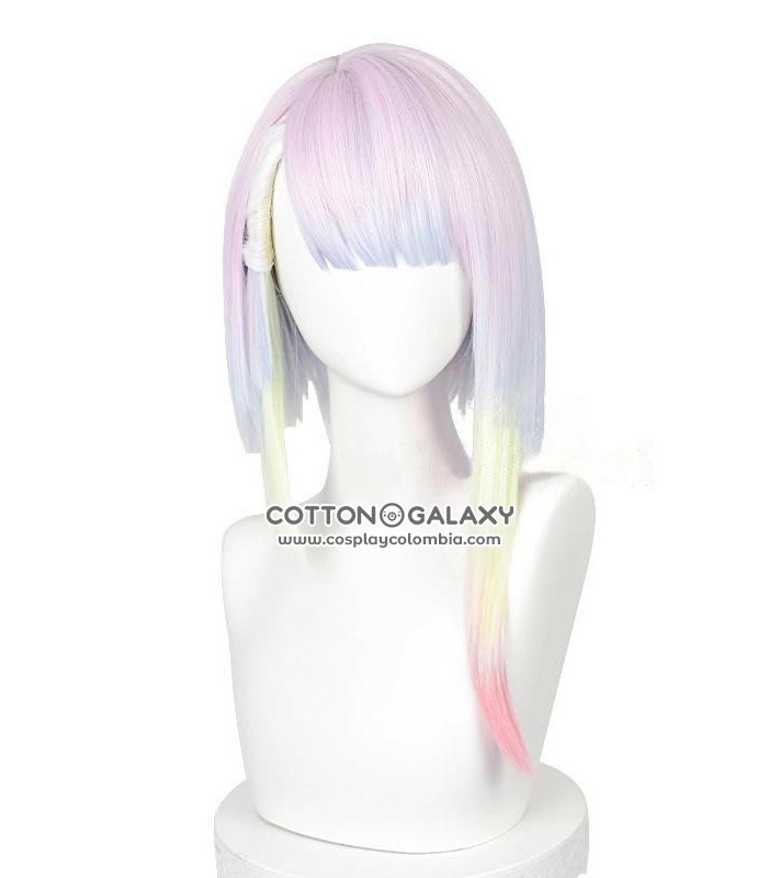 Peluca lucy cyberpunk edgerunners tienda cosplay colombia cotton galaxy 02