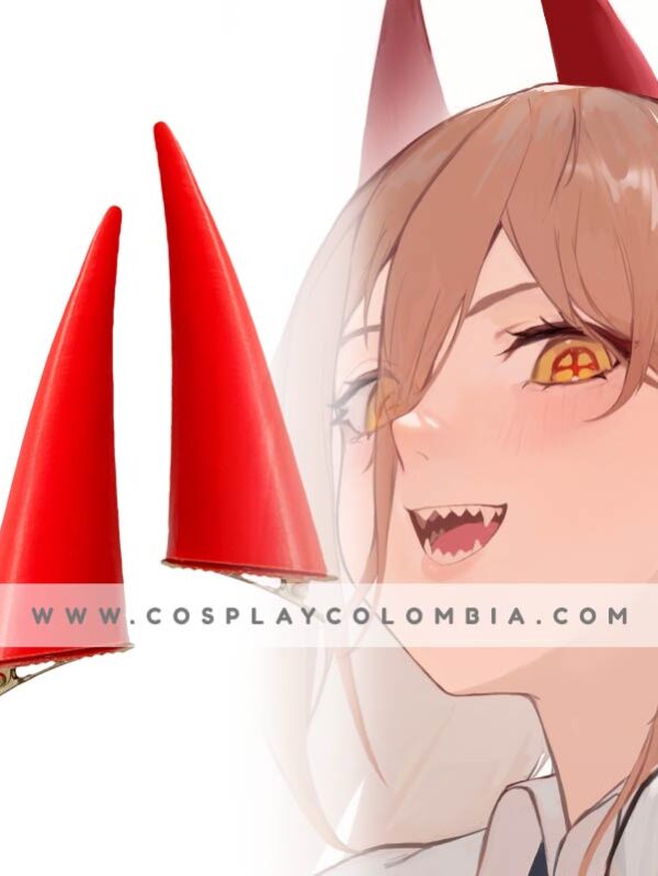 cuernos power prop Chainsaw Man cosplay colombia tienda cotton galaxy 01