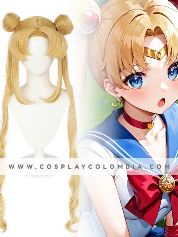 peluca serena usagui sailor moon cosplay cotton galaxy tienda colombia 002