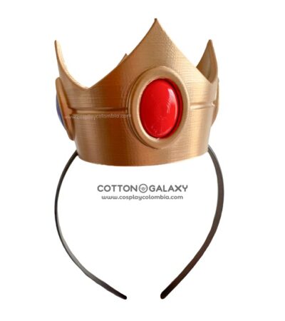 Corona Peach mario bros props cosplay colombia tienda cosplay cotton galaxy 02