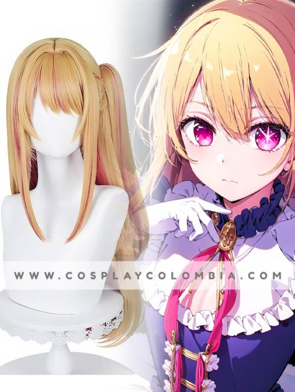 Peluca ruby Hoshino oshi no ko cosplay tienda colombia bogota cotton galaxy donde comprar 01