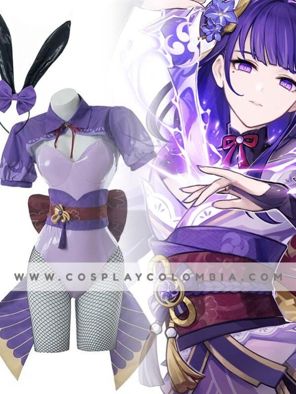 traje bunny shogun raiden genshin impact colombia tienda cosplay colombiacosplay 01