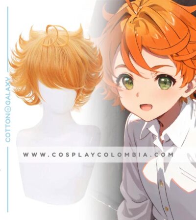Emma the promised neverland peluca cosplay cotton galaxy colombia 01