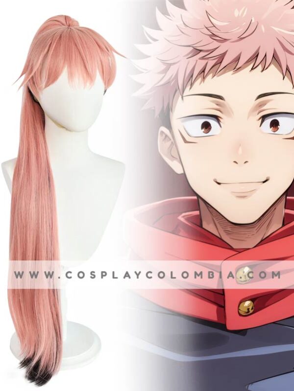 Jujutsu Kaisen itadori mujer Peluca Cosplay tienda cotton galaxy colombia 01