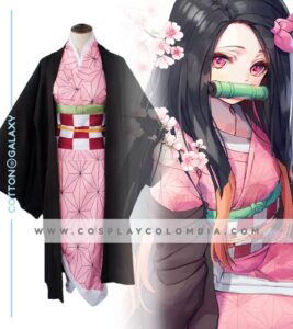 Kimetsu no Yaiba nezuko kamado traje cosplay bogota colombia 01