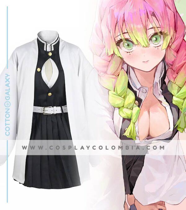 traje cosplay Kanroji Mitsuri kimetsu no yaiba bogota donde comprar cosplay 07