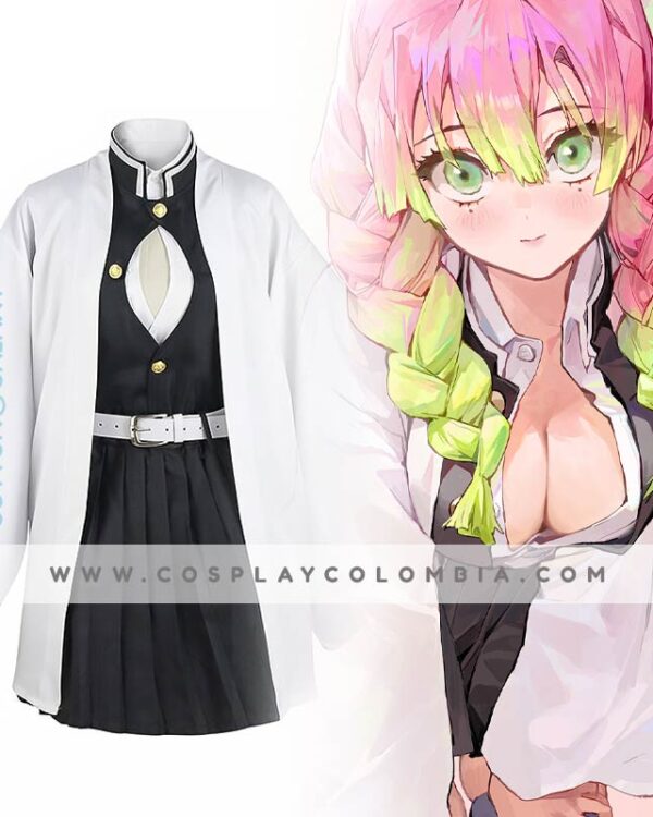 traje cosplay Kanroji Mitsuri kimetsu no yaiba bogota donde comprar cosplay 07
