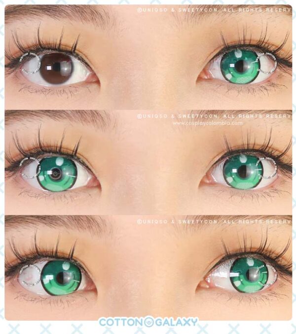 Anime3 Green lentes de contacto cosplay invima colombia cotton galaxy 04