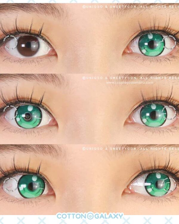 Anime3 Green lentes de contacto cosplay invima colombia cotton galaxy 04