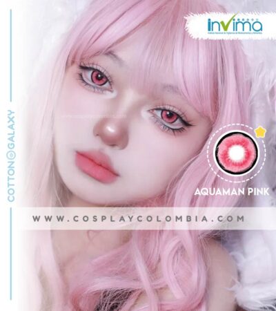 Aquaman Pink lentes de contacto cosplay invima colombia cotton galaxy 00