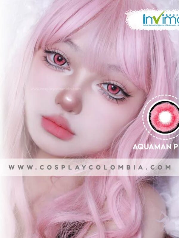 Aquaman Pink lentes de contacto cosplay invima colombia cotton galaxy 00