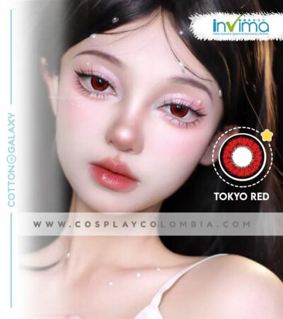 Tokyo red lentes de contacto cosplay invima colombia cotton galaxy 00