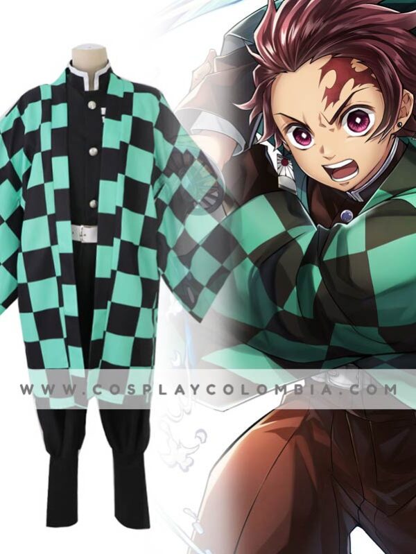 Kimetsu no Yaiba tanjiro kamado traje cosplay bogota colombia 01