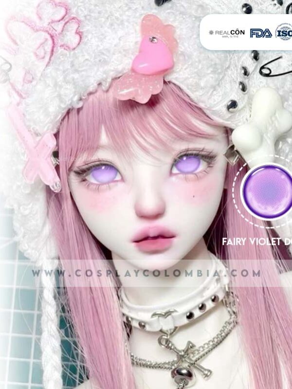Lentes de contacto Cosplay Fairy Violet Doll