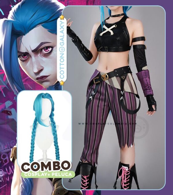 traje-y-peluca-jinx-cosplay-barato-arcane-league-of-legends-colombia-combo-02