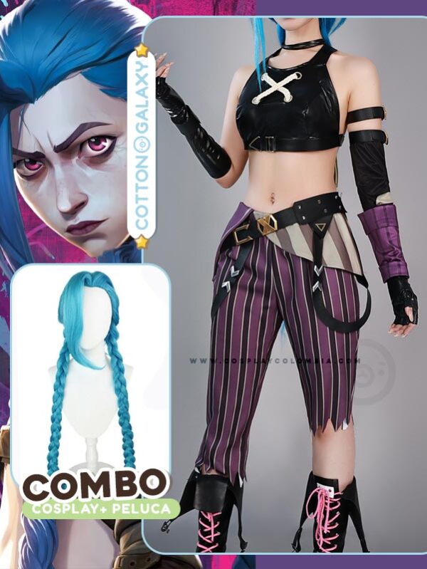 traje-y-peluca-jinx-cosplay-barato-arcane-league-of-legends-colombia-combo-02