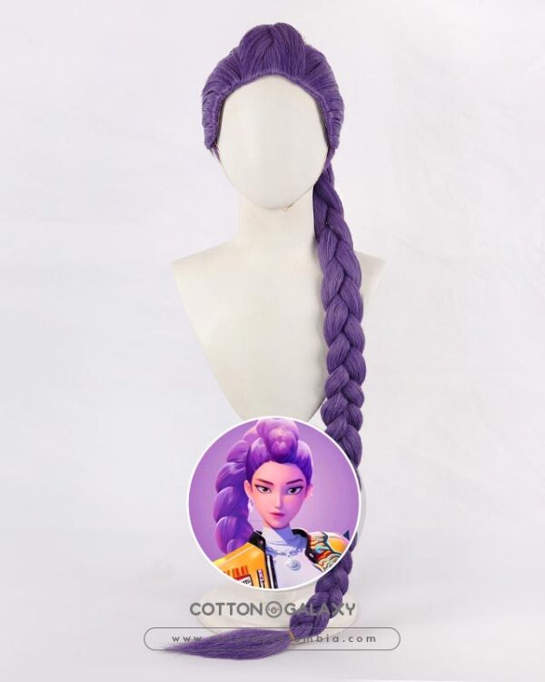 peluca-cosplay-Rumi-KPop-Demon-Hunters-traje-cotton-galaxy-tienda-colombia-00
