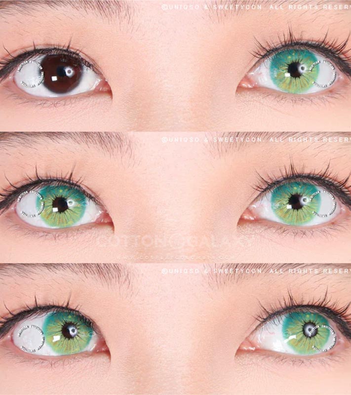 Lentes de contacto Cosplay Lollipop Green - Imagen 2