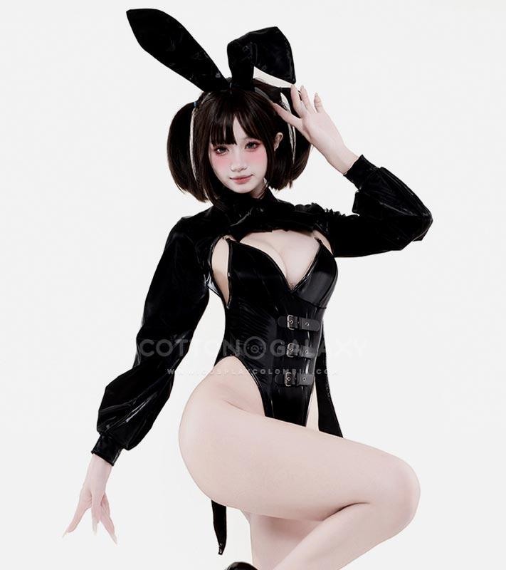 Lenceria Anime Bunny body Black - Imagen 4