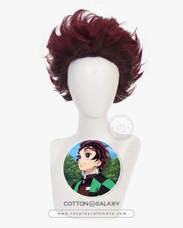kimetsu-no-yaiba-Kamado-Tanjiro-Peluca-Cosplay-colombia-01