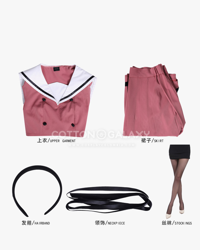 La nobleza de las flores Kaoruko Waguri Traje y Peluca Cosplay - Imagen 8