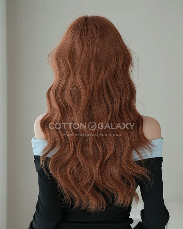 Peluca Seminatural Ginger - Imagen 3