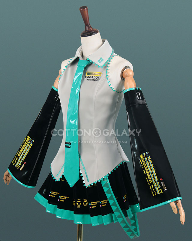 Vocaloid Miku Hatsune tradicional traje cosplay SR - Imagen 2
