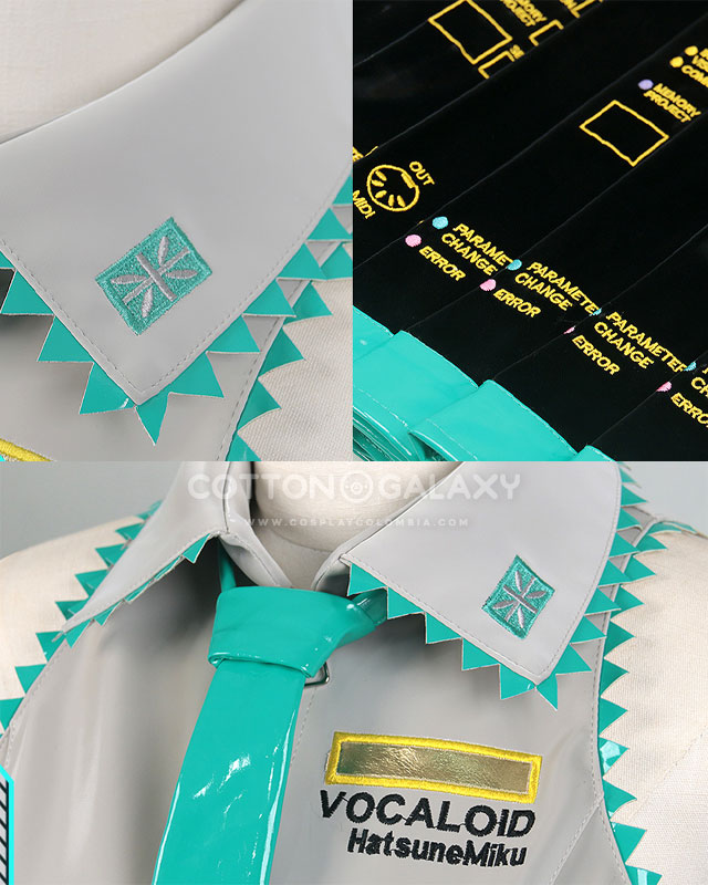 Vocaloid Miku Hatsune tradicional traje cosplay SR - Imagen 4